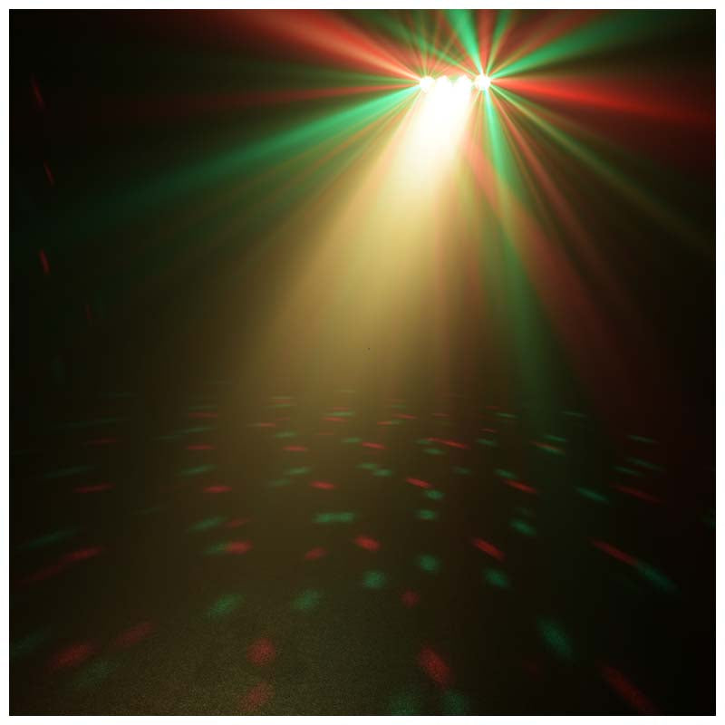 LIGHT4ME MAGIC BAR efecto de bola de discoteca LED PAR + stand + mando a distancia
