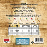 Savarez A140M Acoustic Phosphor Bronze, medium .013 a .056