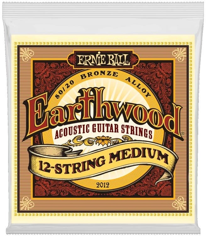 Ernie Ball 2012 Earthwood 80/20 12-Stringed Medium