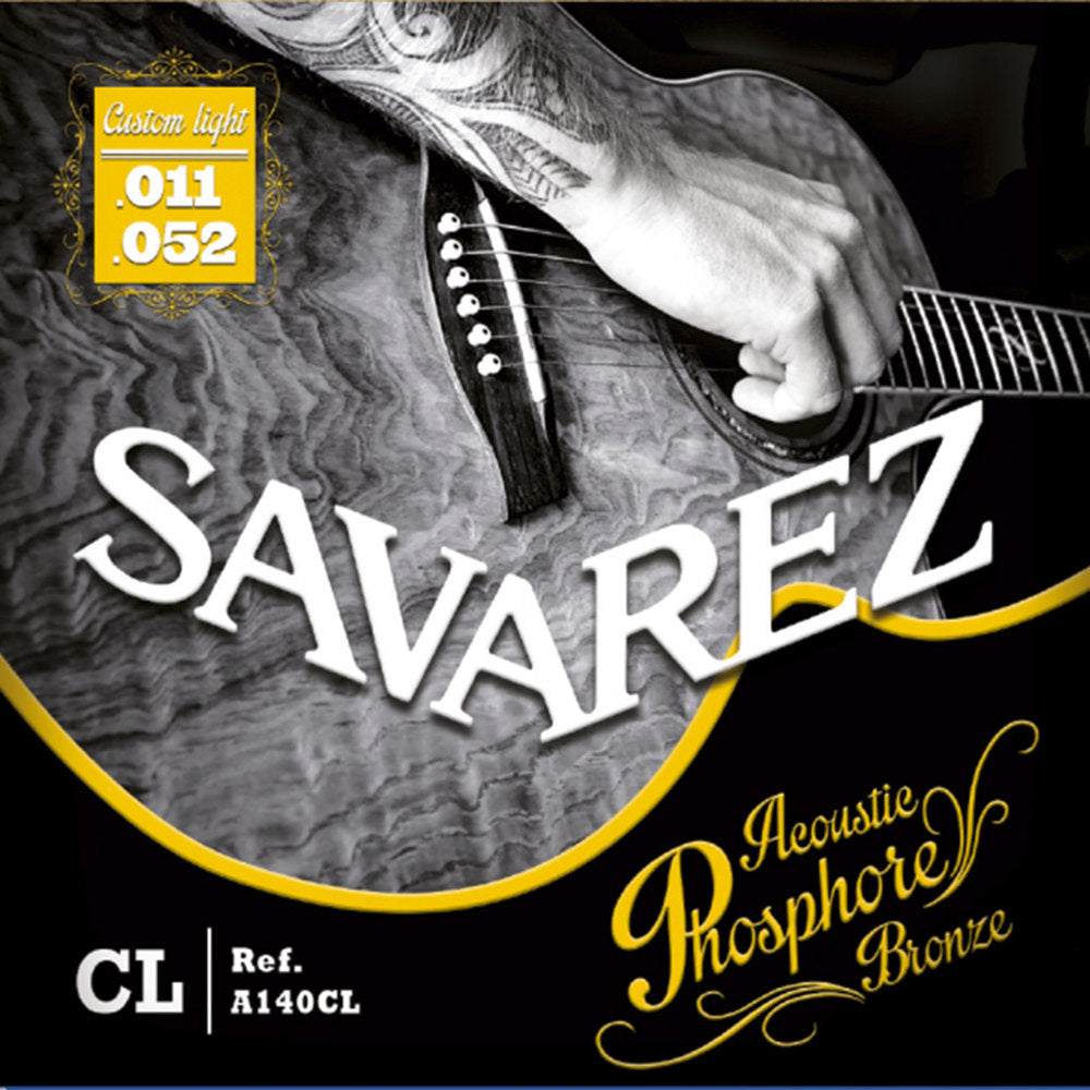Savarez A140CL Acoustic Phosphor Bronze, custom light .011 a .052