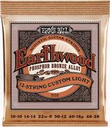 Ernie Ball 2152 Earthwood Phosphor Bronze Custom de 12 cuerdas