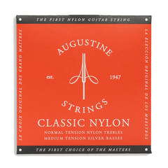 Augustine Cuerdas para guitarra clásica Classic Label - Juego Classic Red (normal/medium)