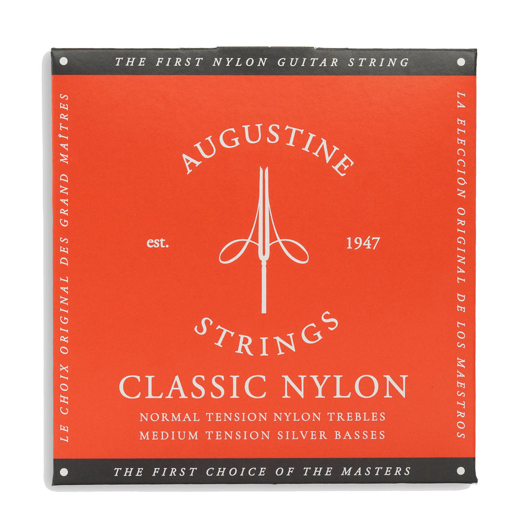 Augustine Cuerdas para guitarra clásica Classic Label - Juego Classic Red (normal/medium)