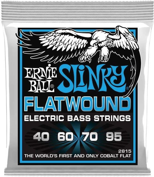 Ernie Ball 2815 Flatwound Cobalt bajo 40-95