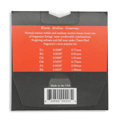 Augustine Cuerdas para guitarra clásica Classic Label - Juego Classic Red (normal/medium)