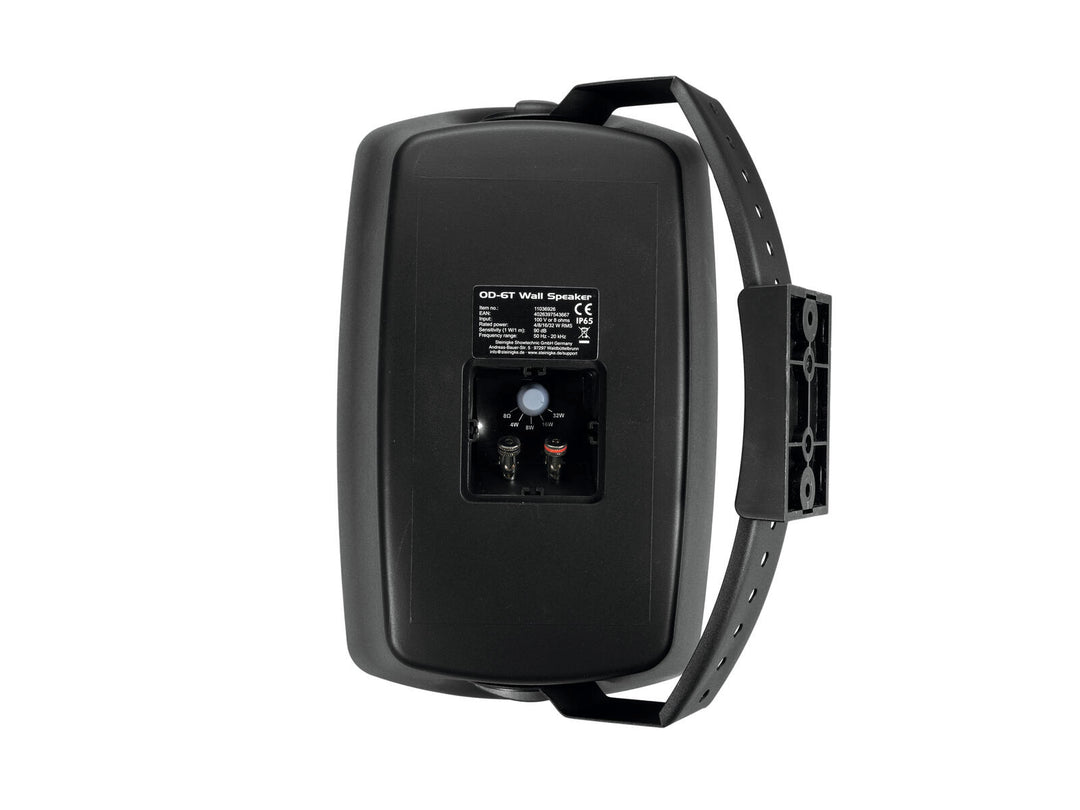 OMNITRONIC OD-6T Altavoz de pared 100V negro 2x