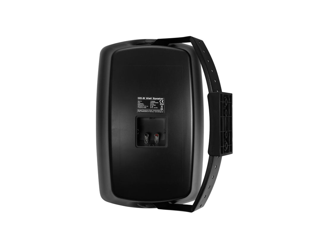 OMNITRONIC OD-8 Altavoz de pared 8Ohm negro 2x