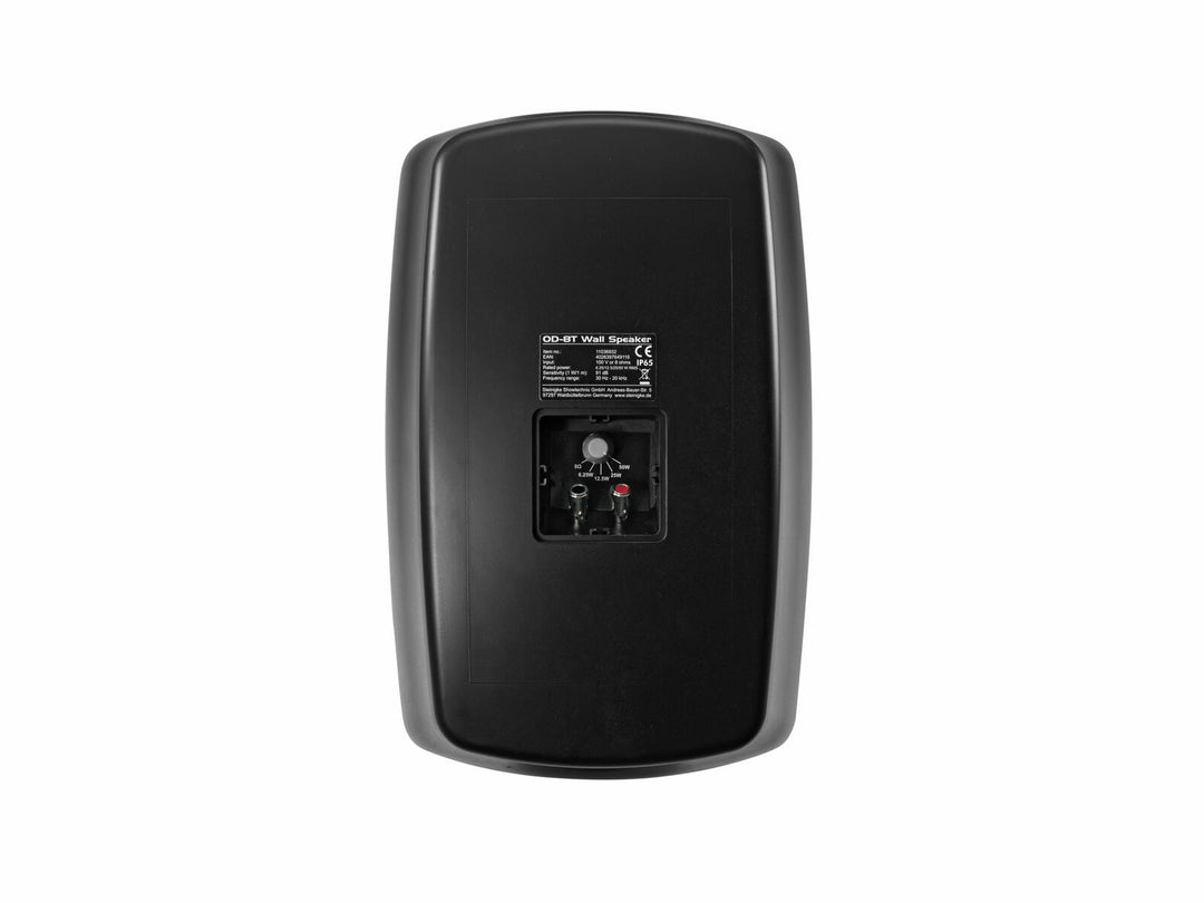 OMNITRONIC OD-8T Altavoz de pared 100V negro 2x