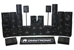 OMNITRONIC DX-1022 Altavoz de 3 vías 400 W