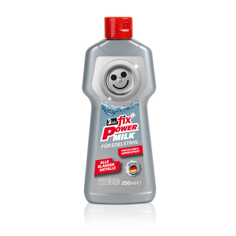 Vido Highgloss Milk para acero inoxidable y plata, 250 ml