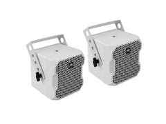 OMNITRONIC conjunto BOB-10A wh + 8x BOB-4 wh