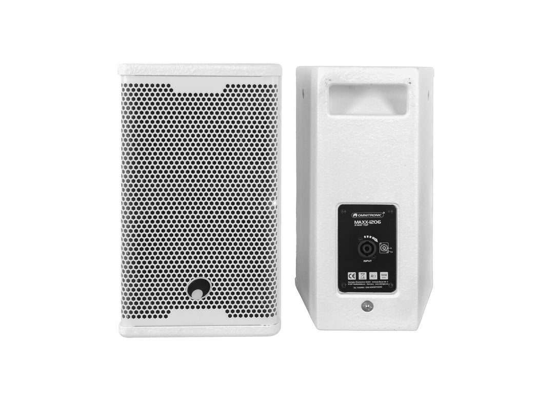 OMNITRONIC MAXX-1206 Top de 2 vías 6.5" 2x blanco