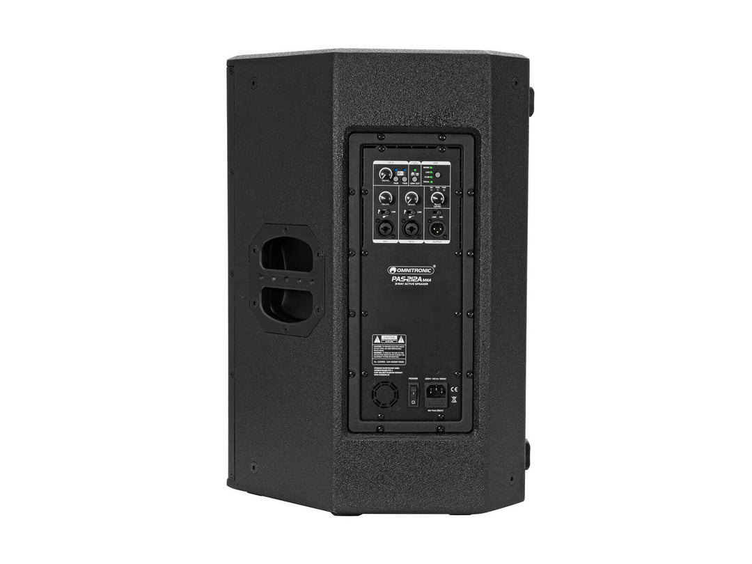 OMNITRONIC PAS-212A MK4 Altavoz superior de 2 vías, activo, DSP, BT