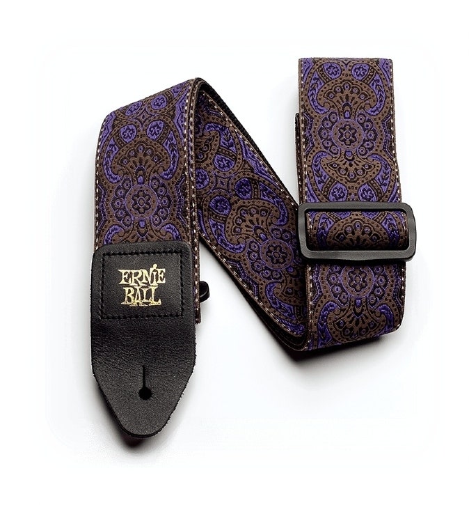 Ernie Ball EB-4164 Correa jacquard Purple Paisley