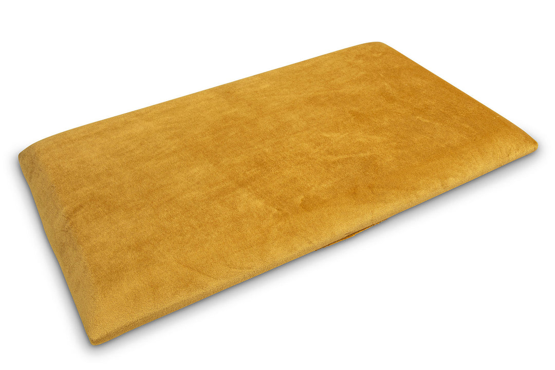 GEWA Banco de piano Superficie de asiento Deluxe - Dorado (52x30 cm)