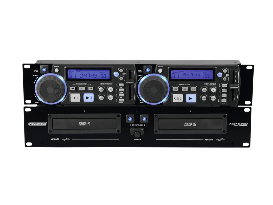 OMNITRONIC XCP-2800 Reproductor de CD doble