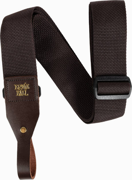 Ernie Ball 5366 Correa acústica Poly Pro, marrón