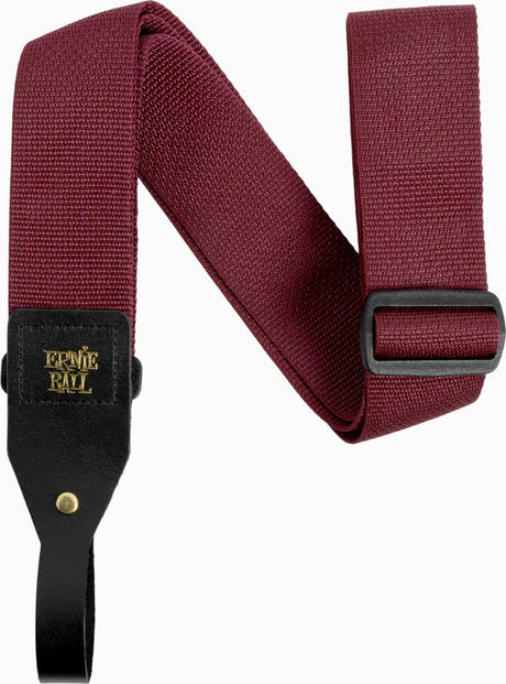 Ernie Ball P05367 Correa acústica Polypro burdeos