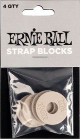 Ernie Ball 5625 Strap Blocks, gris, 4 pc