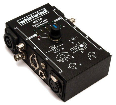 Whirlwind MCT-7 probador de cables