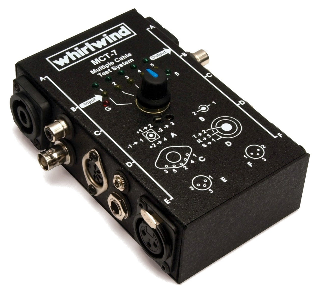 Whirlwind MCT-7 probador de cables