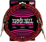 Ernie Ball 6394 Cable de instrumento 3 M (10 ft) - Black & Red