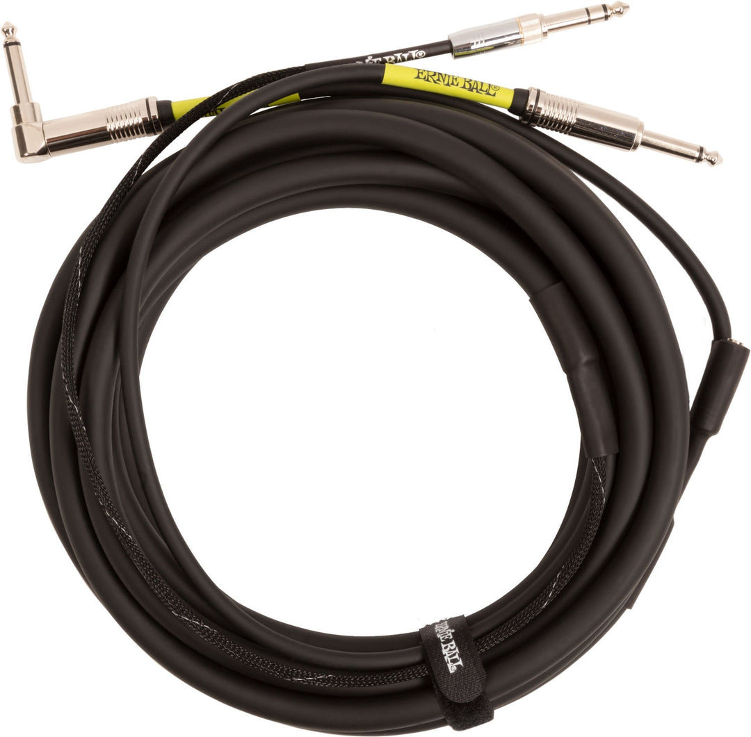 Ernie Ball 6411 Cable de instrumento/auriculares 5,4M.  Black