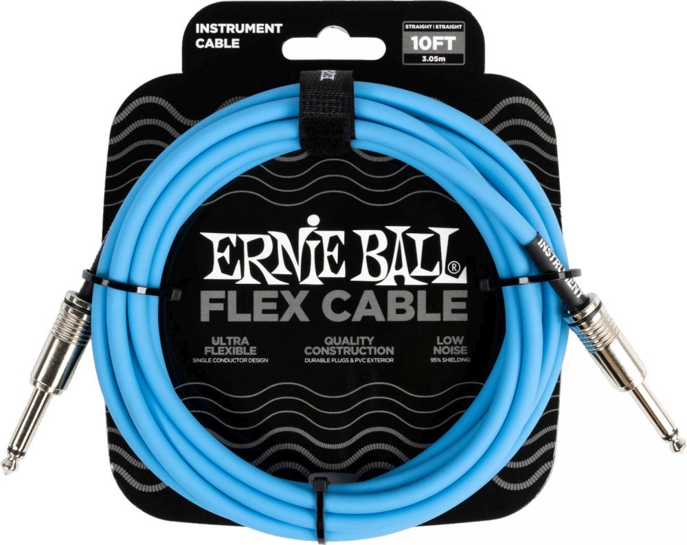 Ernie Ball 6412 FLEX Cable de Instrumento 3m - Azul