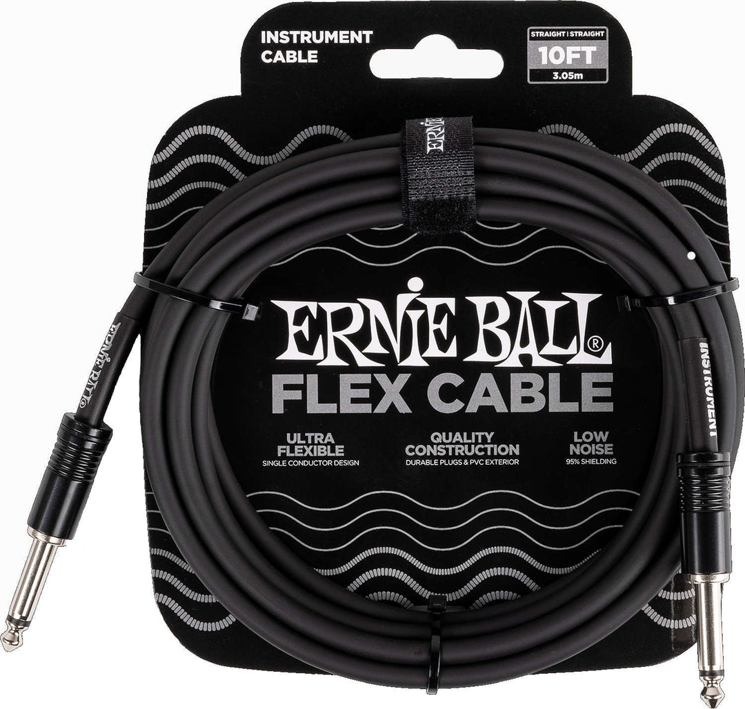 Ernie Ball 6434 FLEX Cable de Instrumento 3m - Black