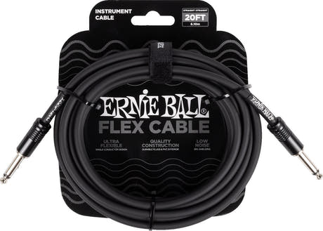Ernie Ball 6435 FLEX Cable de Instrumento 6m - Black