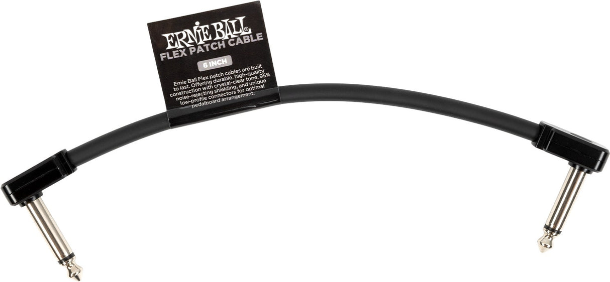 Ernie Ball 6439 Cable patch Flex Black 15cm
