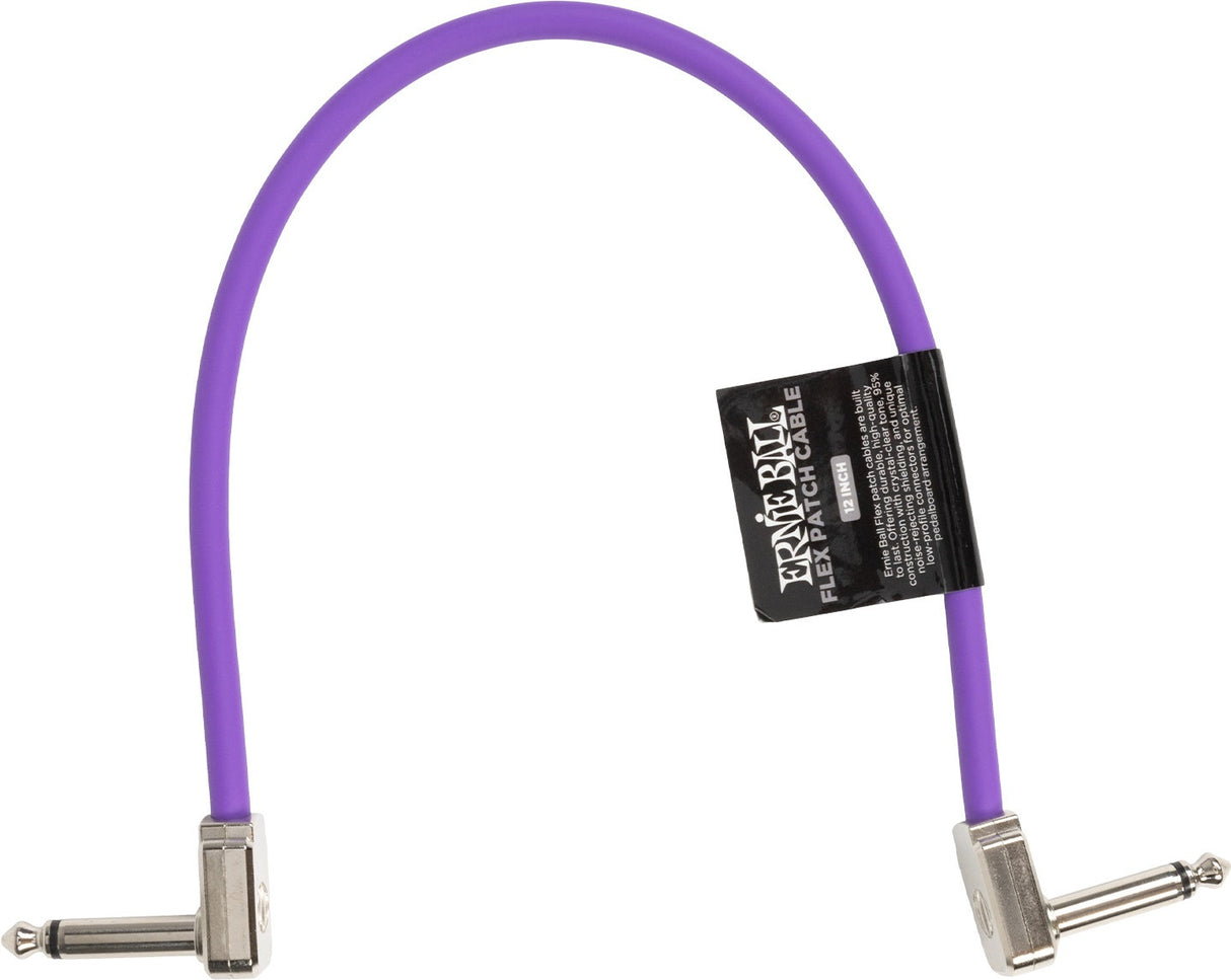 Ernie Ball 6448 Cable patch Flex Morado 30cm