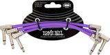 Ernie Ball 6452 Cable patch Flex Morado 15cm pack de 3