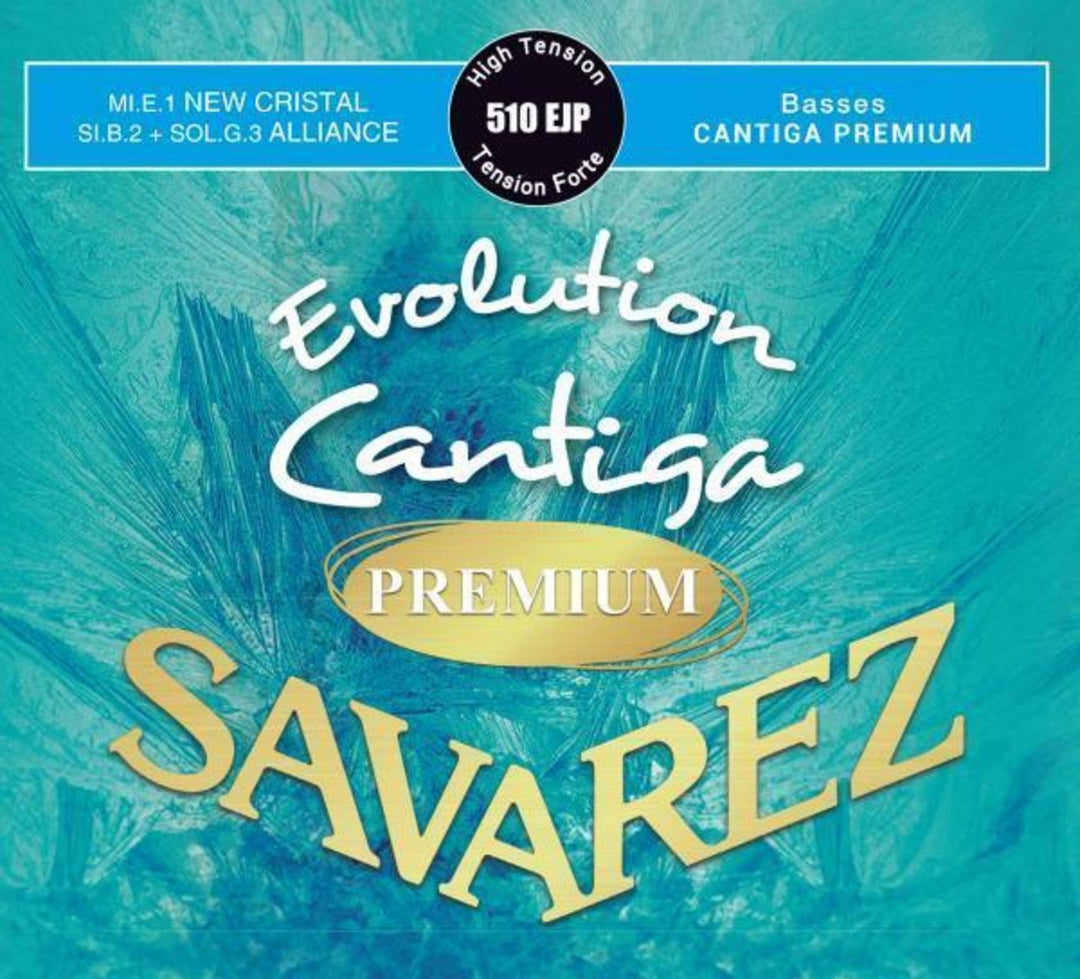 Cuerdas Savarez para guitarra clásica Evolution Cantiga Premium - set 510EJP (high)
