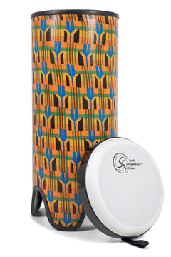 Toca Tubadora Freestyle II - 10" x 24" Tela Kente (TSSTB-10K-FT)