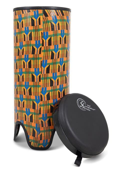 Toca Tubadora Freestyle II - 10" x 24" Tela Kente (TSSTB-10K-SLT)