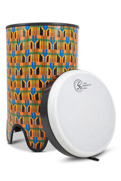 Toca Tubadora Freestyle II - 14" x 24" Tela Kente (TSSTB-14K-FT)