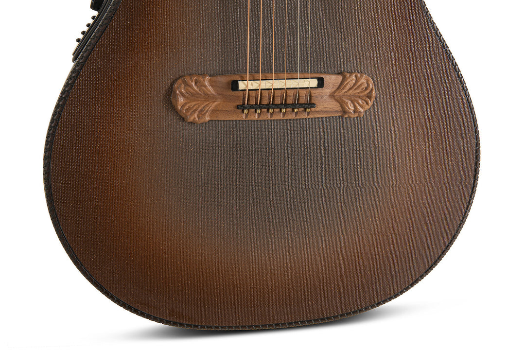 Adamas Guitarras electroacústica 1687GT Deep sin Cutaway - Reverse Brown Burst (1687GT-9W-G)