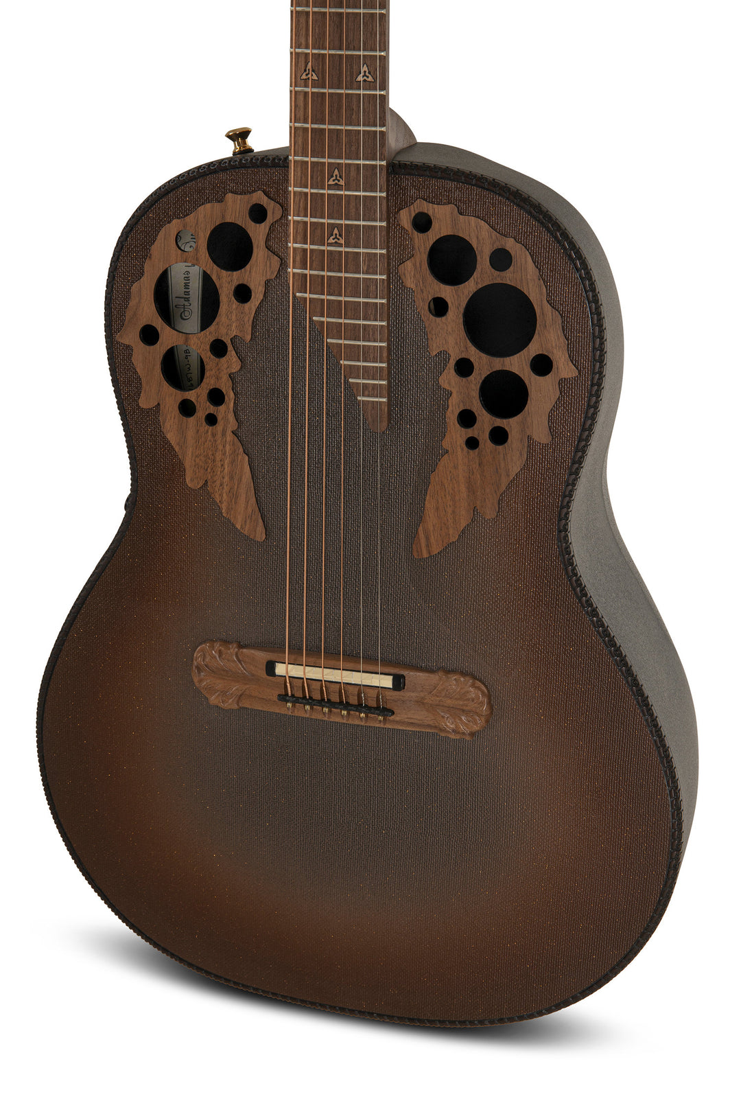 Adamas Guitarras electroacústica 1687GT Deep sin Cutaway - Reverse Brown Burst (1687GT-9W-G)