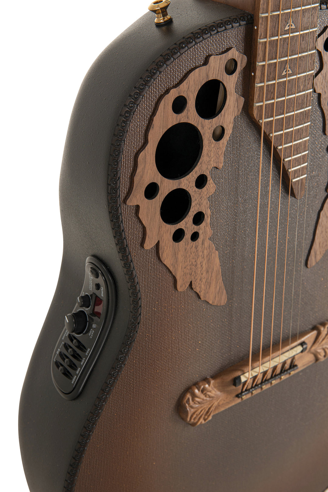 Adamas Guitarras electroacústica 1687GT Deep sin Cutaway - Reverse Brown Burst (1687GT-9W-G)