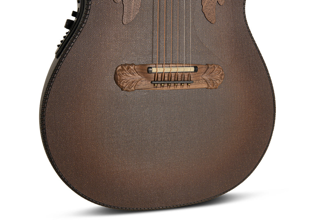 Adamas Guitarras electroacústicas 2087GT Deep Contour Cutaway - Reverse Brown Burst (2087GT-9W-G)