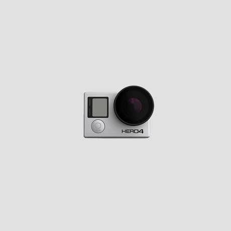Filtros de vidrio PolarPro Hero4/3+/3 Naked Line/Densidad neutra para dron