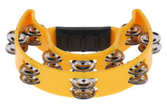 Corona de cascabeles GEWA Half moon con 20 cascabeles - Yellow