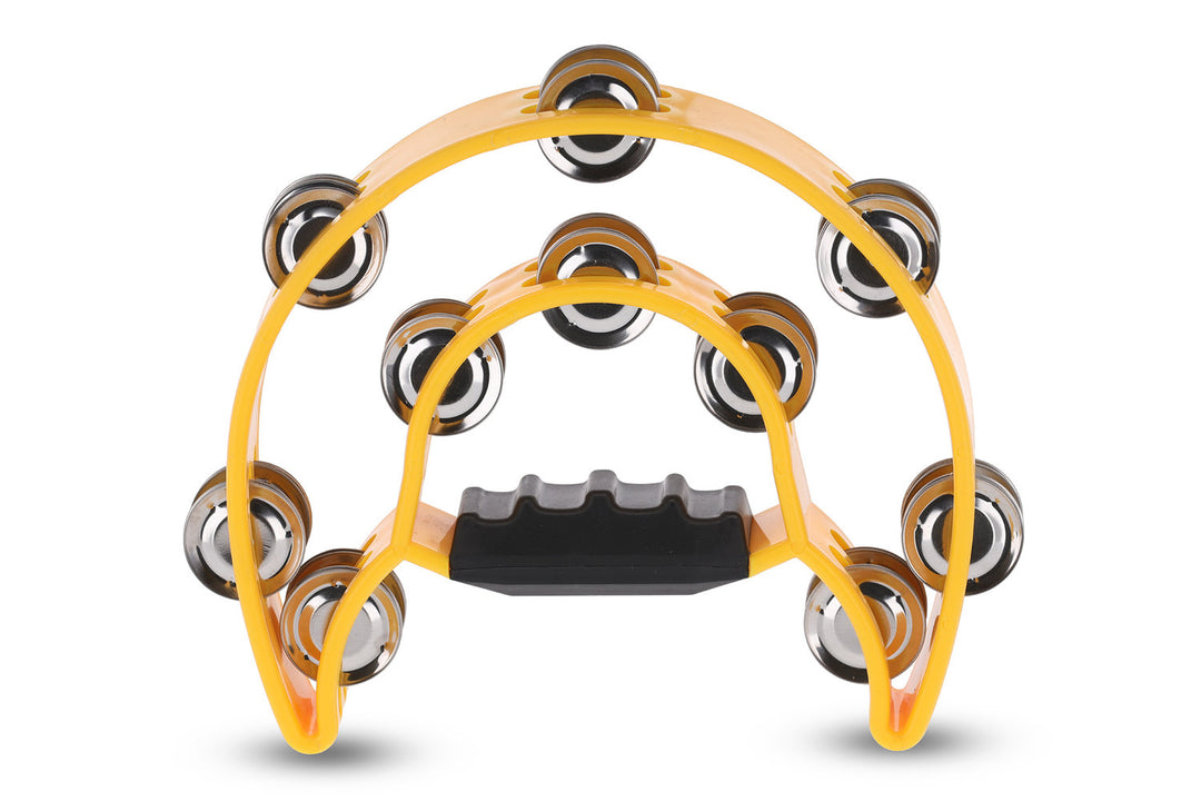 Corona de cascabeles GEWA Half moon con 20 cascabeles - Yellow