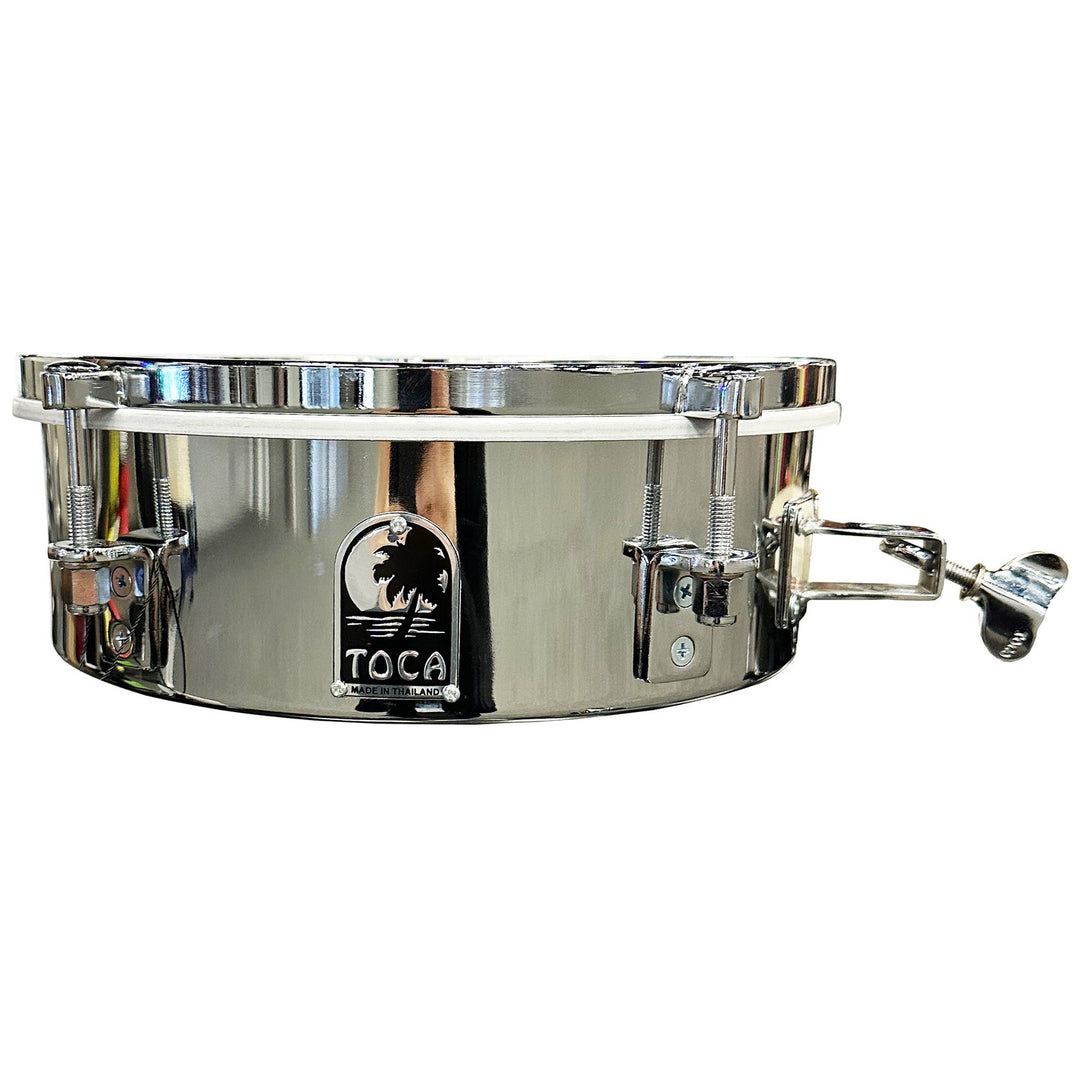 Toca Drumset Add-Ons Timbales - 12" x 4" de acero inoxidable (T-412-SS)