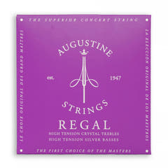 Augustine Cuerdas para Guitarras clásicas Regal Crystal Nylon high - Set Regal Blue (high/high)