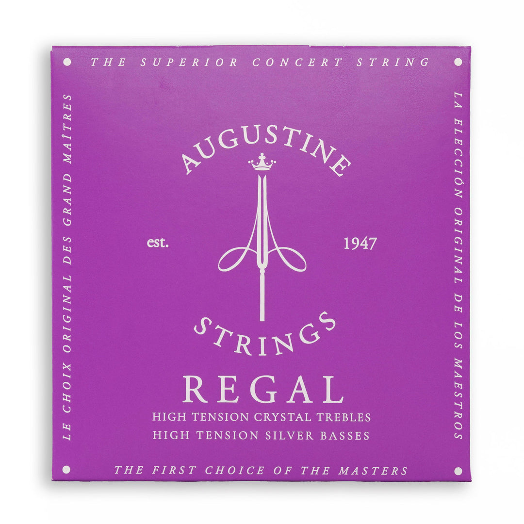 Augustine Cuerdas para Guitarras clásicas Regal Crystal Nylon high - Set Regal Blue (high/high)
