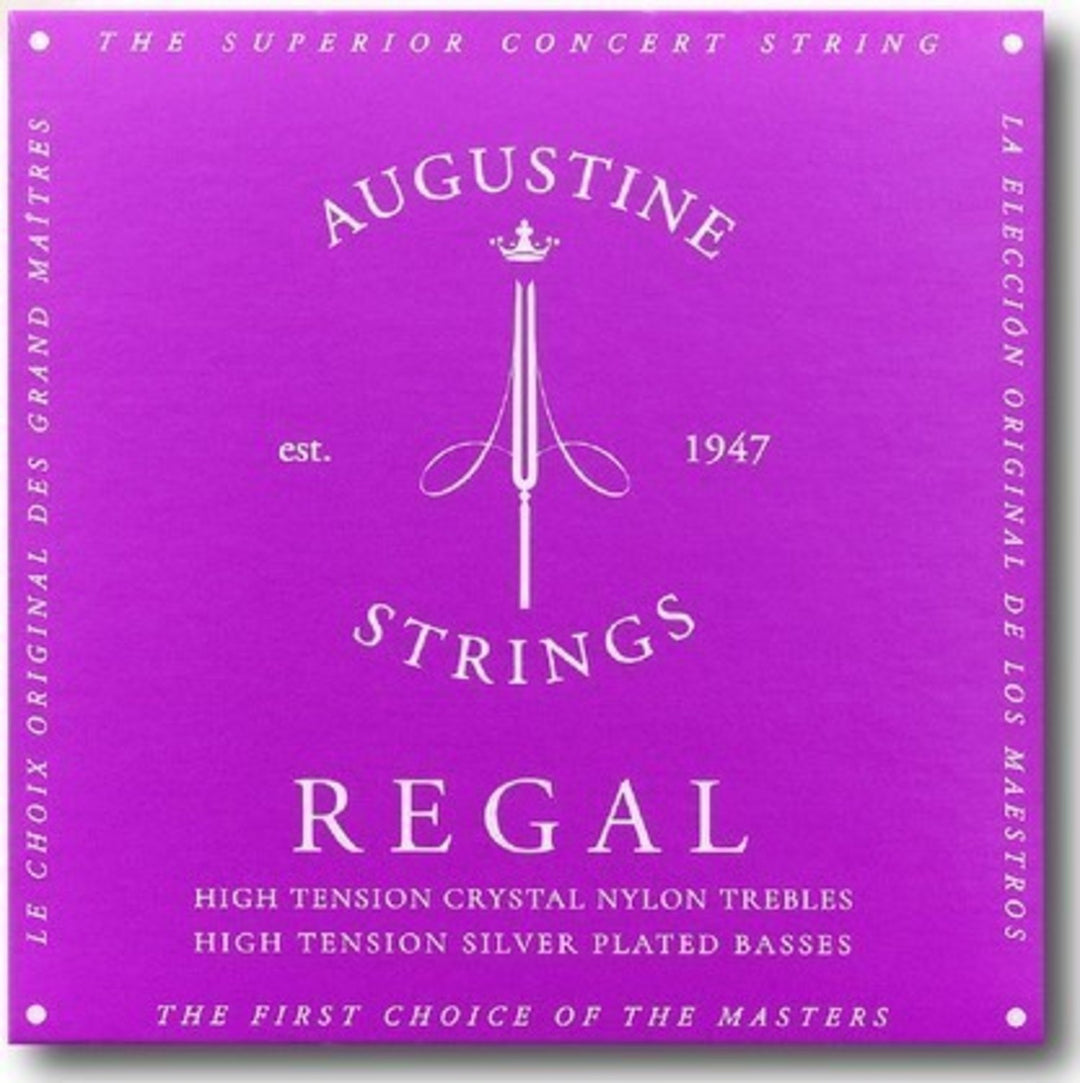 Augustine Cuerdas para Guitarras clásicas Regal Crystal Nylon high - Set Regal Blue (high/high)