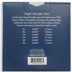 Cuerdas Augustine para guitarra clásica Imperial Crystal Nylon medium - set Imperial Blue (medium/high)