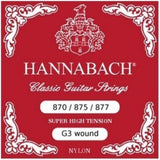 Hannabach 877SHT cuerda G3 bobinada de aluminio, tensión superalta